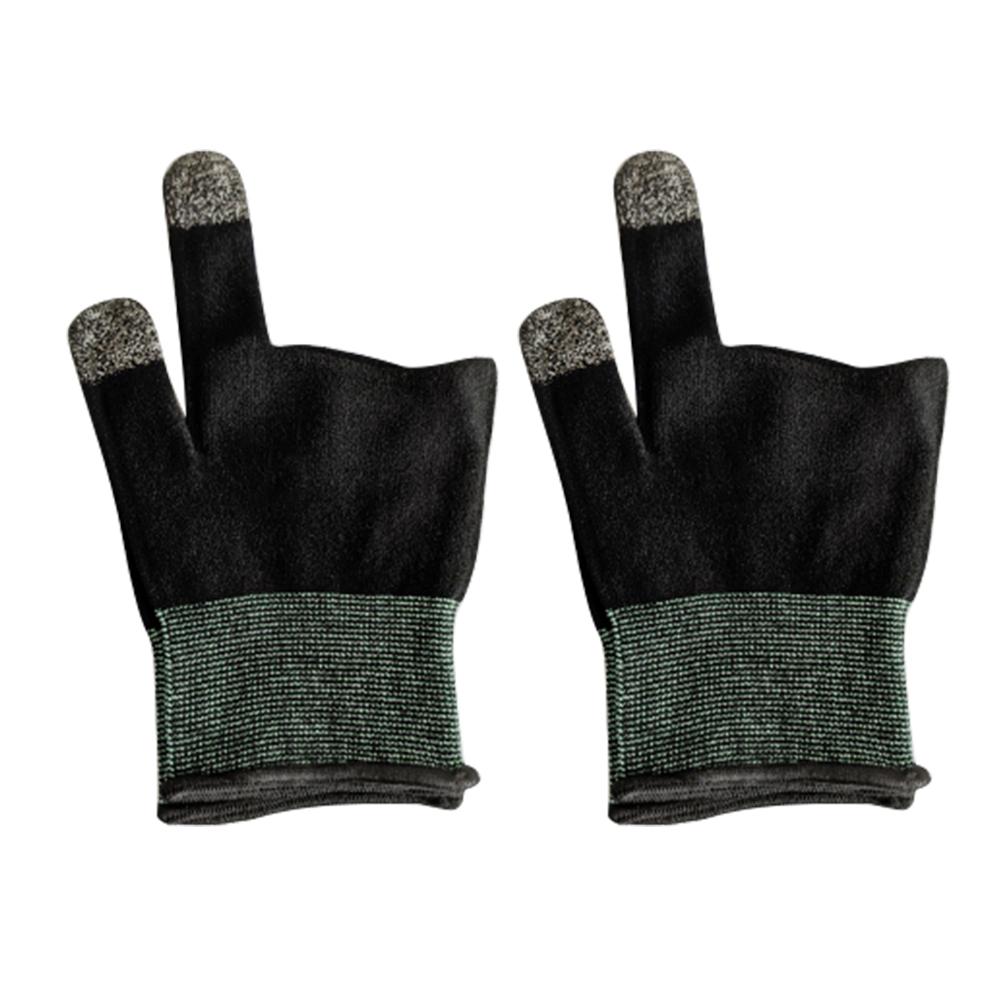 1 Pair Gaming Finger Cover Anti-slip Gaming Finger Sleeve Sweatproof Thumb Sleeves Mobile Gaming Breathable for PUBG Mobile Game spain