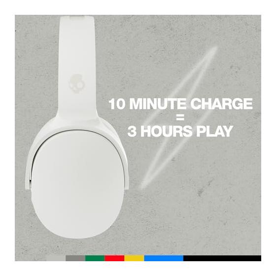[Skull Candy Official Store] Wireless Headphones HESH EVO [With Original Sticker] (BONE WHITE)