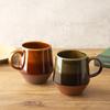 EAST table Mug Brown 375cc Ombre Made in Japan Microwave safe Dishwasher safe 411-001-02