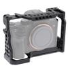 Camera Cage Aluminum Alloy Video Cage Replacement for Sony A7M3 A7R3 A9 Mirrorless Camera with Cold Shoe Mount 1 4 Inch