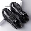 Hot Men Casual Shoes Lace Up British Style Thick Sole Oxfords High Quality Derby Shoes Fashion Breathable Outdoor Shoes For Male