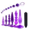 Sexy Toys Vibrator 8PCS Butt Anal Plug Set Wibracja Sensuality Vibrating Beads