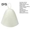 Felt Sunna Hat Unisex Vaporarium Hat Thermal Insulation Elastic Water-absorbing Hair Drying Cap Solid Color Spa Bath Accessories