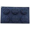 6 Cavities Mousse Mold Flower Shaped Silicone Cake Molds Baking Pan Chocolate Bread Molds Dessert Jelly Decorating Tools