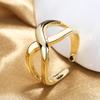 925 Sterling Silver Ring Open Adjustable Silver/Gold Ring Fashion Exquisite Student Girlfriend Jewelry Accessories Wedding Party