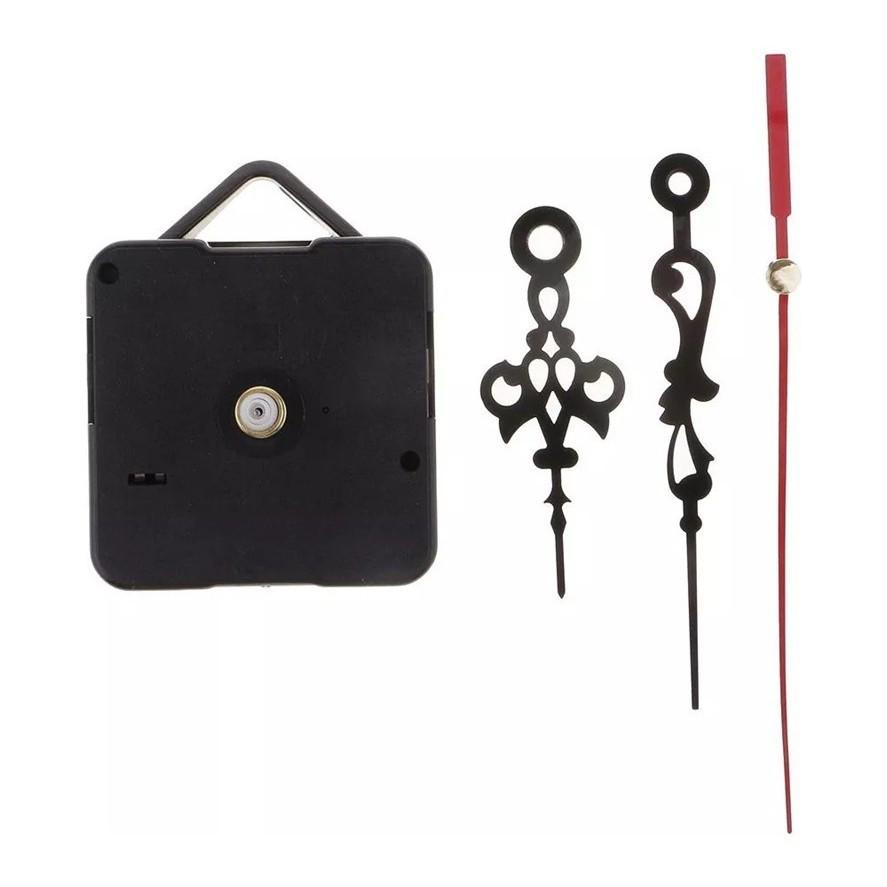 Silent Quartz Clock Movement with Cross-Stitch Metal Hands for Decorative Wall Clocks