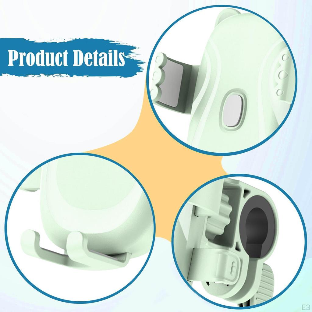 Bike Phone Holder Adjustable Angle Shockproof Stable Rotatable Motorcycle Mount for Mountain