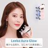 Leeko EMS Facial Roller 2026 Hot Compress Gua Sha LED USB Rechargeable 13,000 RPM Pink Made In Korea