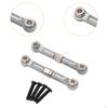 2 Pieces 1:14 RC Car Steering Linkage Pull Rod Linkages Arm Tie Spare for 14211 Trucks Model DIY