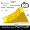 Portable Non-slip Triangle Wheel Chock - Rubber Car and Van Anti-roll Stopper