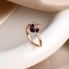 925 Sterling Silver Man-eating Flower Rose Four-leaf Clover Ring for Women Jewelry Open Design Wedding Party Fashion Gift