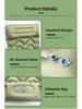 Portable Wide Inflatable Camping Mattress and Cushion