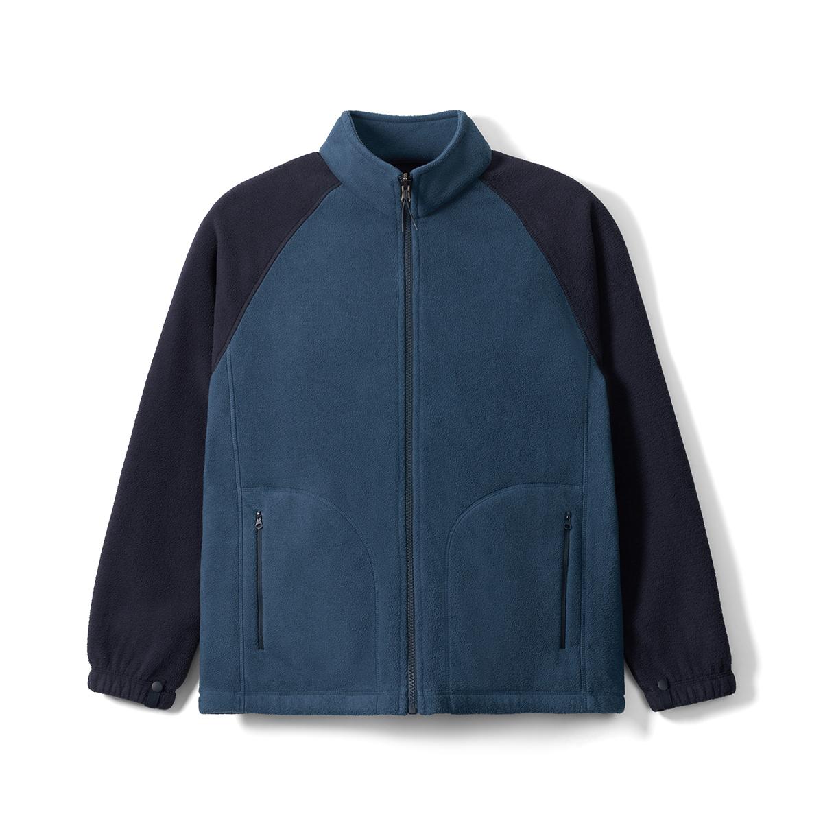 

Осенние флисовые куртки Regular Fit для мужчин, антистатические тканевые пальто XS темно-синий/светло-синий