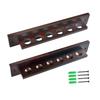 6 Pool Cue Wall Rack Wood Portable For Community Center Game Room Clubhouse