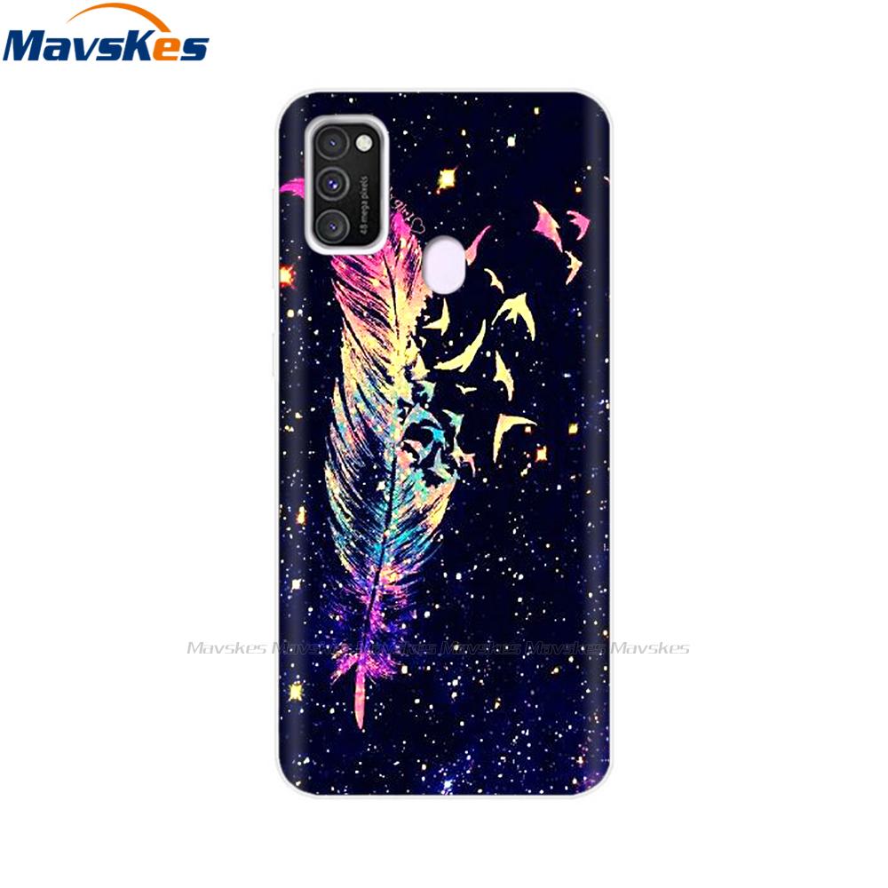 For Samsung Galaxy M21 Case Back Cover Soft Silicone TPU Phone Case For Samsung Galaxy M20 M21 M30 M30s M31 Case Cover Bumper