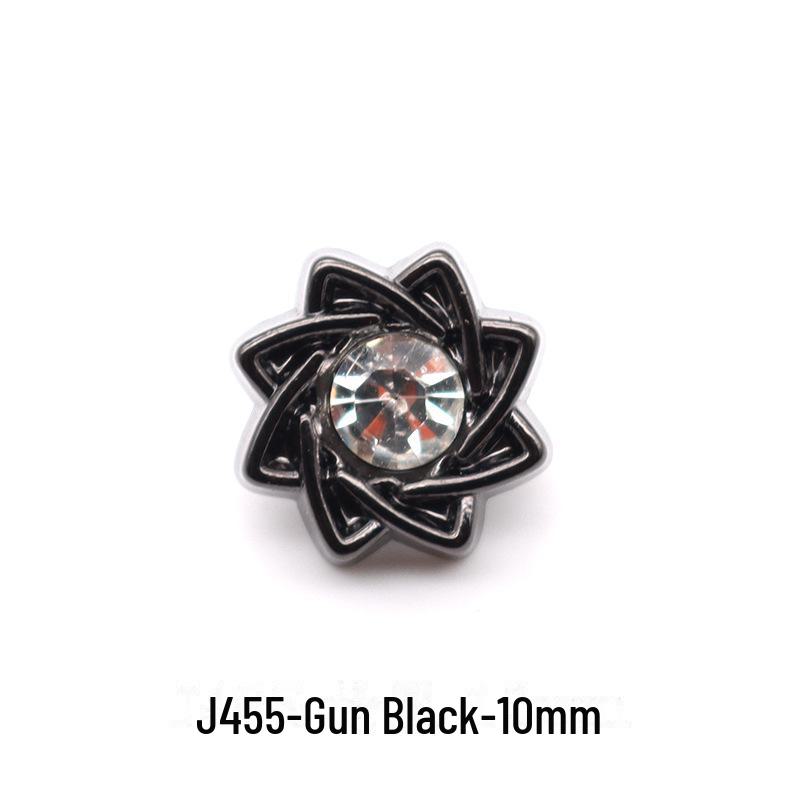 Hochwertiges Metall und goldfarbene Glas-Diamantknöpfe: Premium Hemd-, Kragen- und Woll-Cardigan-Knöpfe