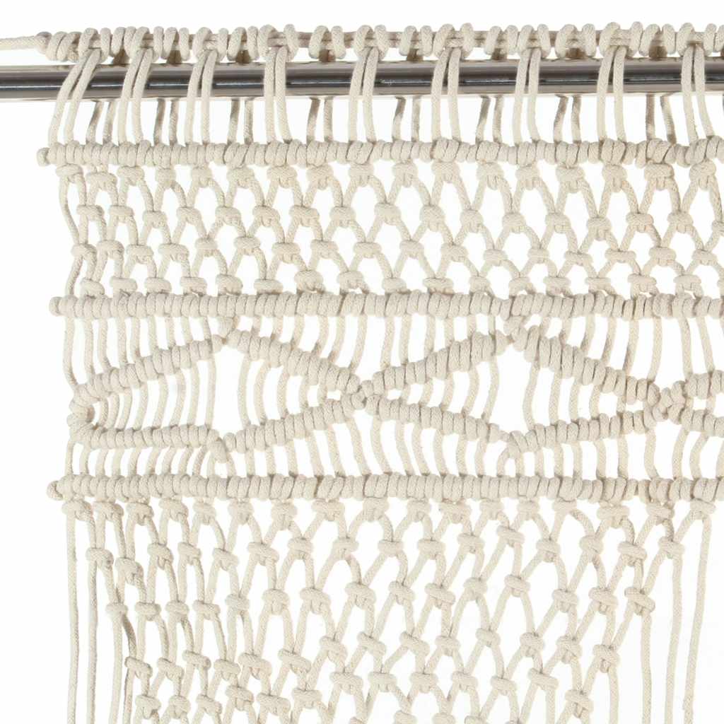 Macrame Curtain 140 x 240 cm Cotton