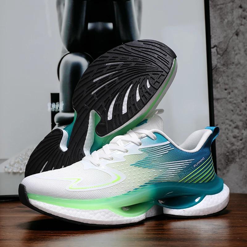 Pánské běžecké boty Carbon Plate pro ženy, breathalbe sportovní boty na běhání, nové odpružené ultralehké tréninkové tenisky pro muže