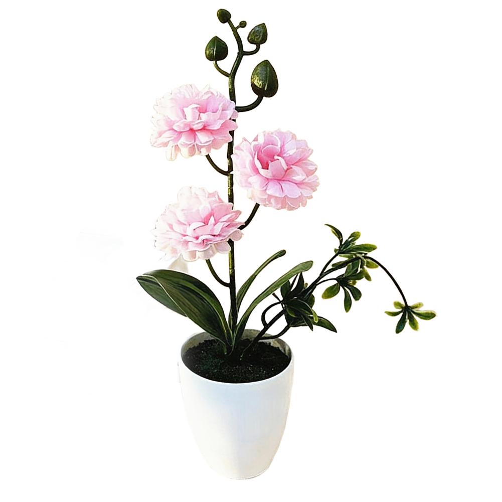 Home Decor Accent Small Chrysanthemum Realistic Design No Water Needed No Sunlight Required Year-Round Fresh Look