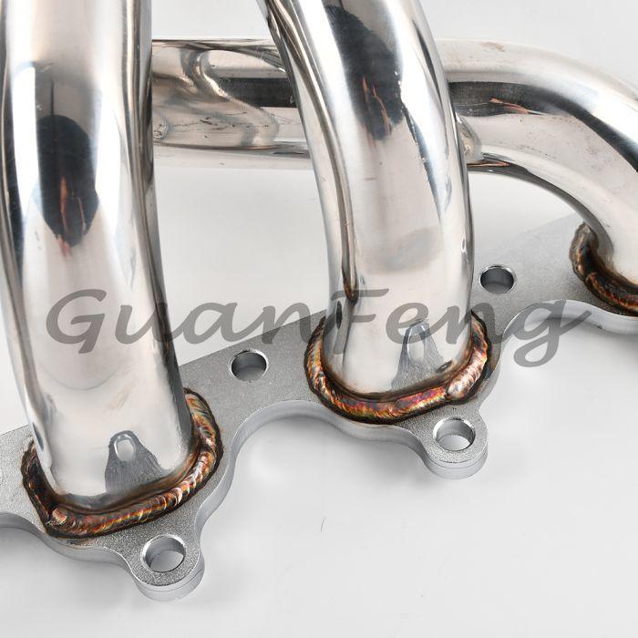 For Honda Accord 2.2L F22 F22A Tri-Y Racing Header Exhaust Manifold Gasket Kit 304 Exhaust Headers For 1990 1991 1992 1993