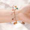 20pcs Stainless Steel Multicolor Flower Crystal Beads ABS Pearl For Jewelry Making DIY Handmade Necklace Bracelet Accessories