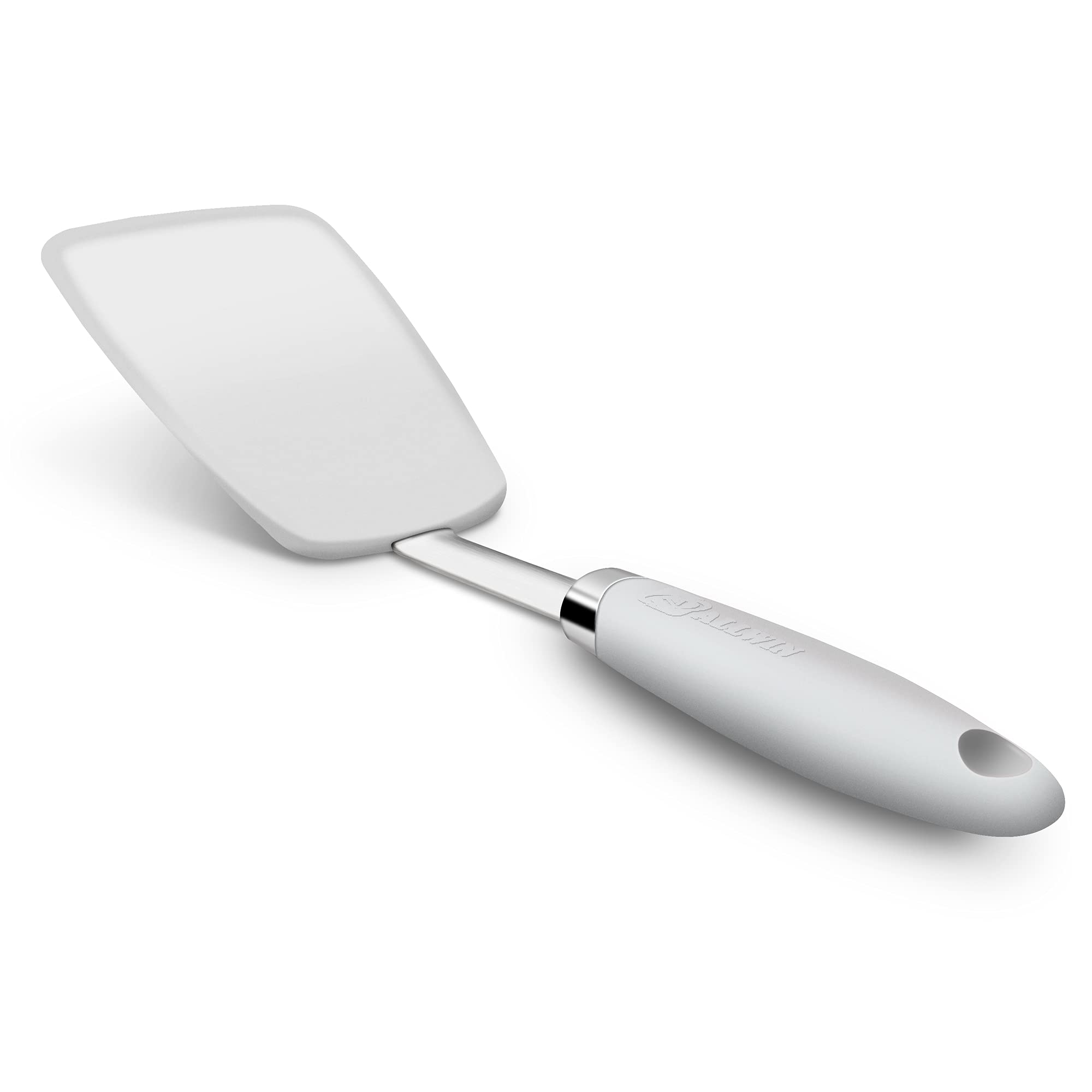 

13-дюймовая гибкая силиконовая лопатка, термостойкая, антипригарная, кулинарная лопатка с хорошим захватом, для переворачивания блинов