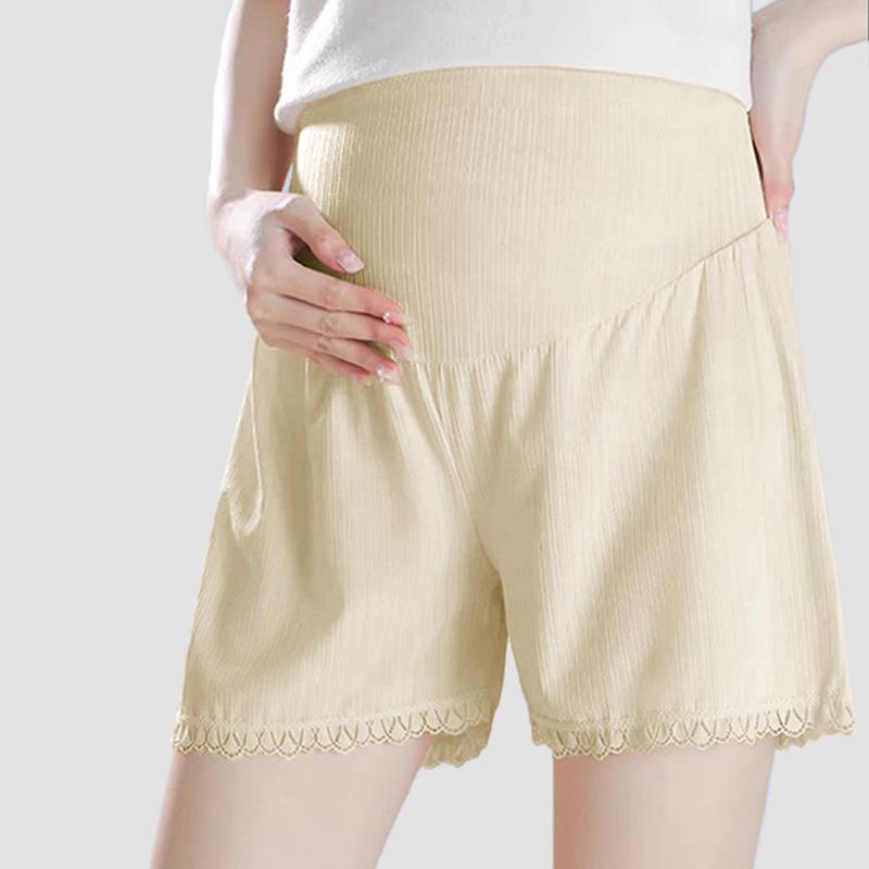 

Adjustable Plus-Size Maternity Safety Shorts – Lightweight, Loose, Anti-Exposure Base Layer for Summer. M (under 120 lbs) абрикосовый