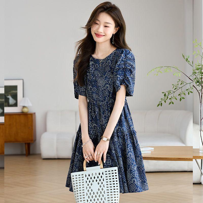 

Small Tall Silk Dress Women s 2025 Summer New Arrival This Year Popular Hot-Selling Product Younger Mulberry Silk Skirt Navy M