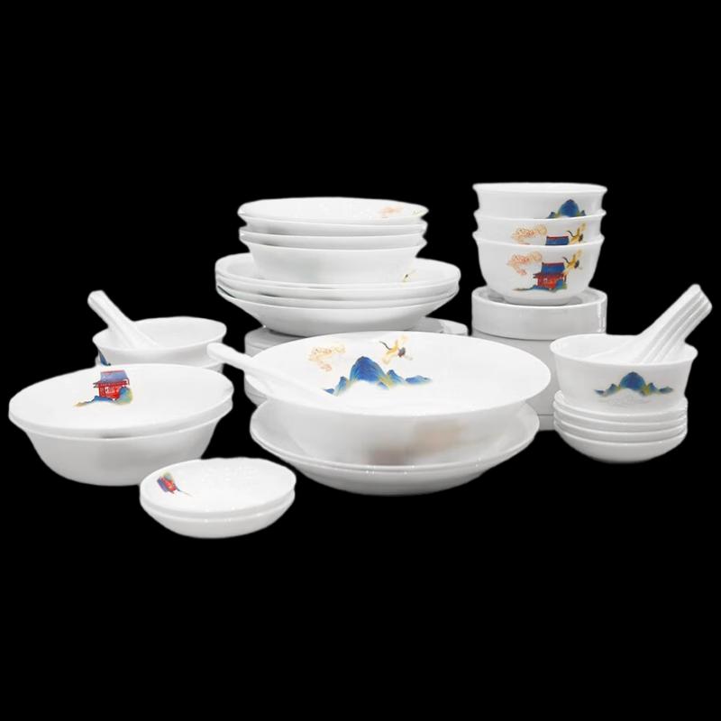 Corelle Prosperous Harmony 32-Piece Dinnerware Set