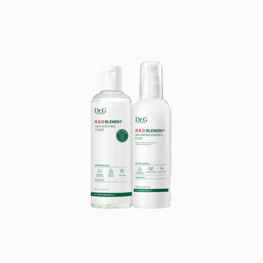 Dr.G Cica Toner gegen rote Hautunreinheiten, 200 ml + Lotion, 150 ml Set