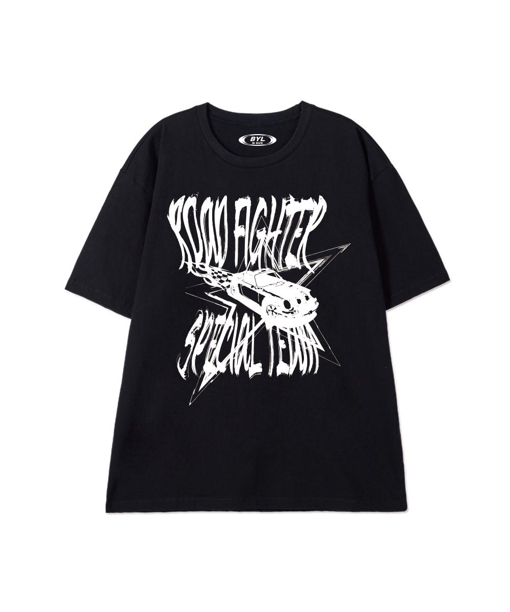 Biel Road Fighter Short-Sleeve T-Shirt Black M