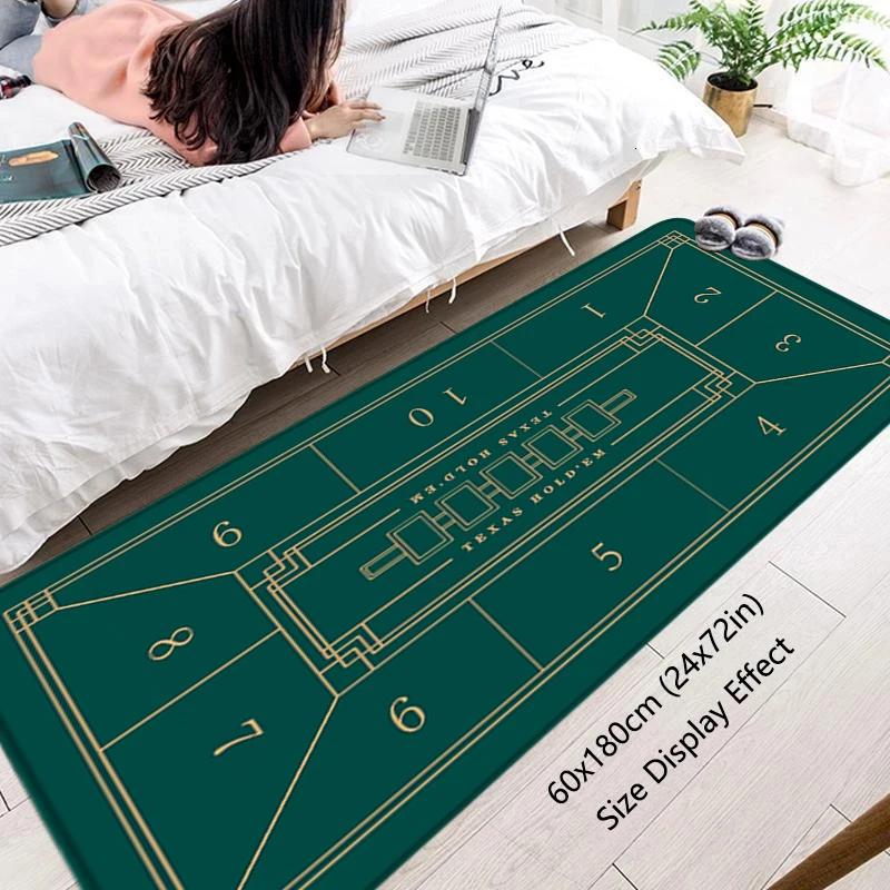Wohnzimmer Brettspiel Tischmatte Schach Poker Teppiche Fußteppiche Eingang Fußmatte Kawaii Teppich Bodenmatten Anti-Rutsch-Matte Heimdekor 60x90cm