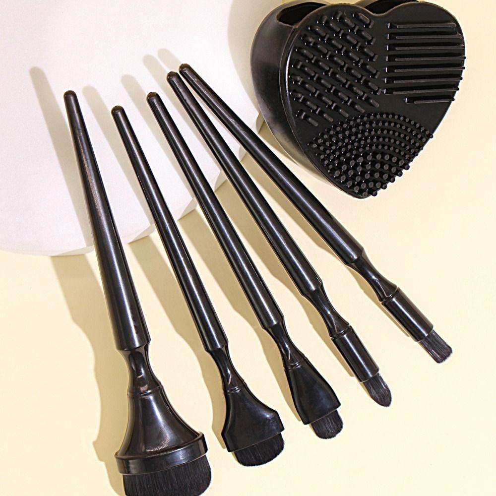 Professional Makeup Brush Set Ergonomic Handle Face Cosmetic Tools Everyday Use