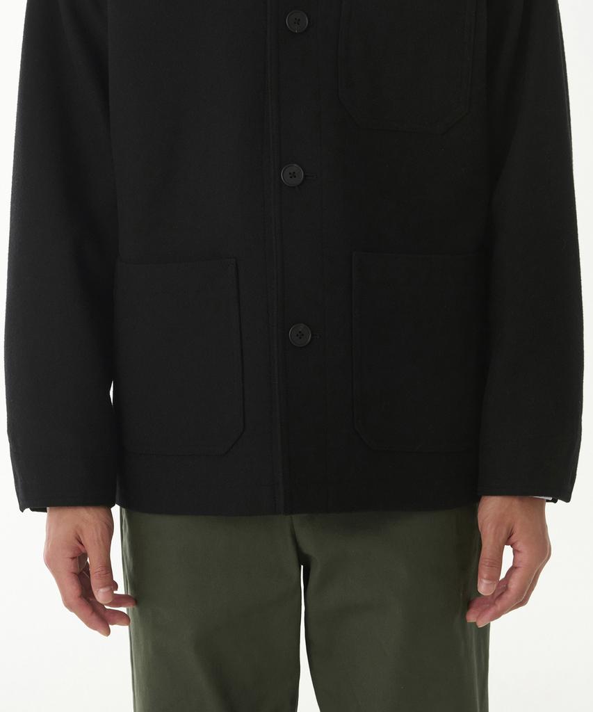 Musinsa Standard Wool Blend Chore Jacket [Black]