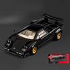 1/32 Lamborghini Countach LP500S Simulation Alloy Car Model Diecast Toys Children Toy Car Sound & Light Pull Back Birthday Gift