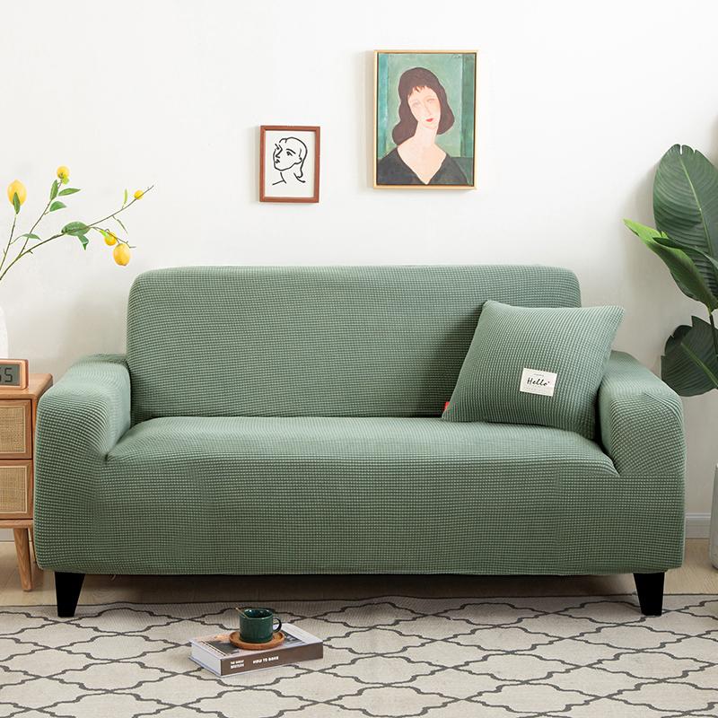 Sofa Cover For Living Room Thick Elastic Polar Fleece Cover For Sofa Couch Armchair 1 2 3 4 Seater L Shaped Corner Sofa Cover for Home