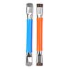 2Pcs Cleaning Brushes Double Head with Stiff Bristle Anti Static Design and Steel Wire for Glues Debris Clearance