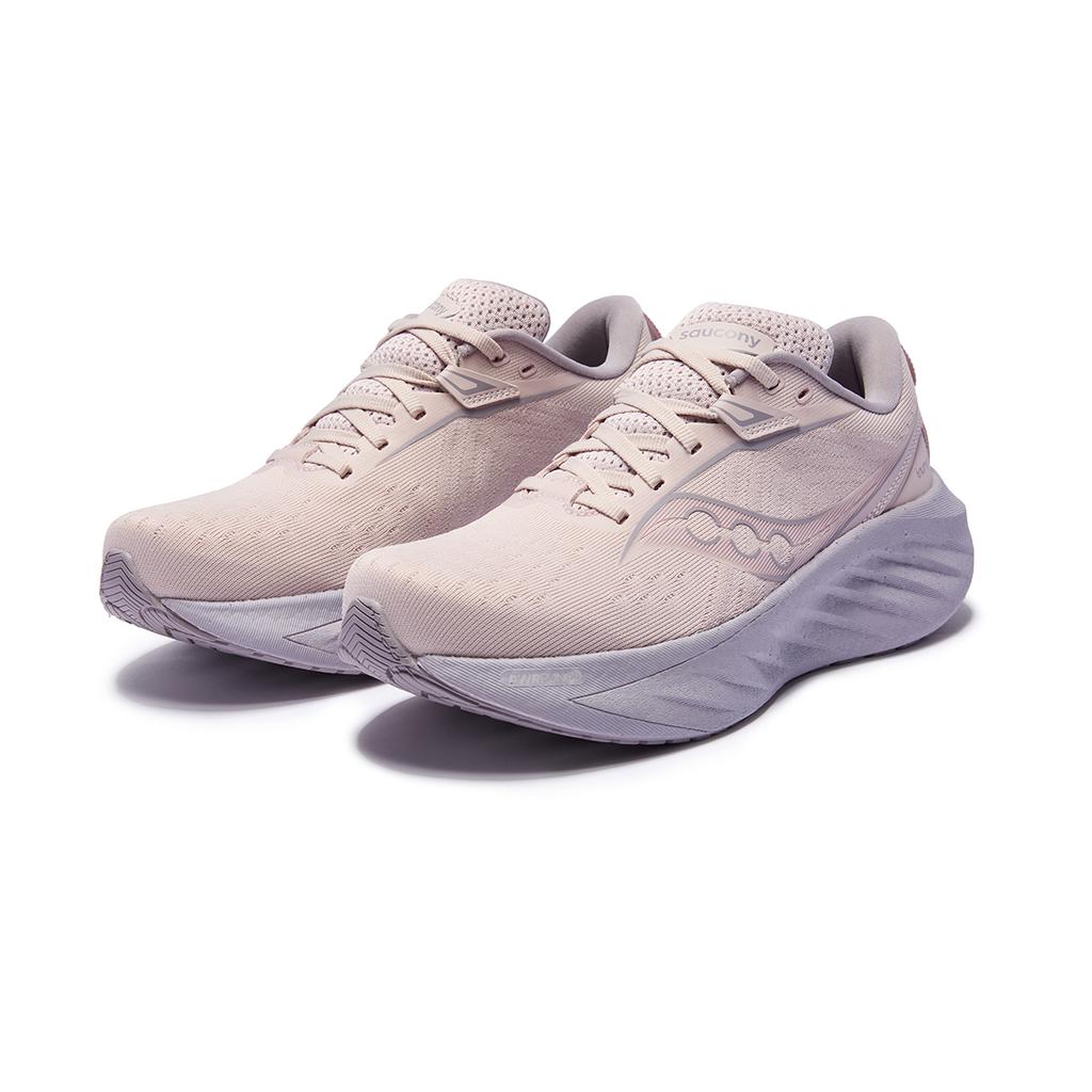 Saucony Triumph 22 Comfortable Soft Slip Resistant Durable Breathable Low Top Training Long Distance Running Shoes Women sneaker Purple S10964-606