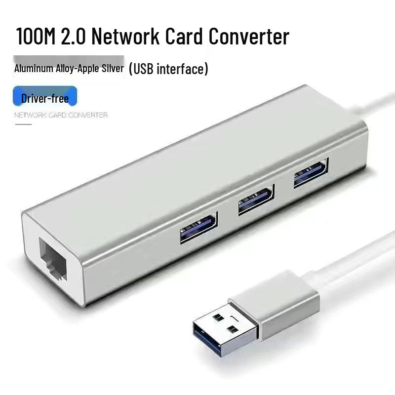 Type-C to RJ45 Gigabit Ethernet USB 3.0 Hub Splitter for Digital Accessories