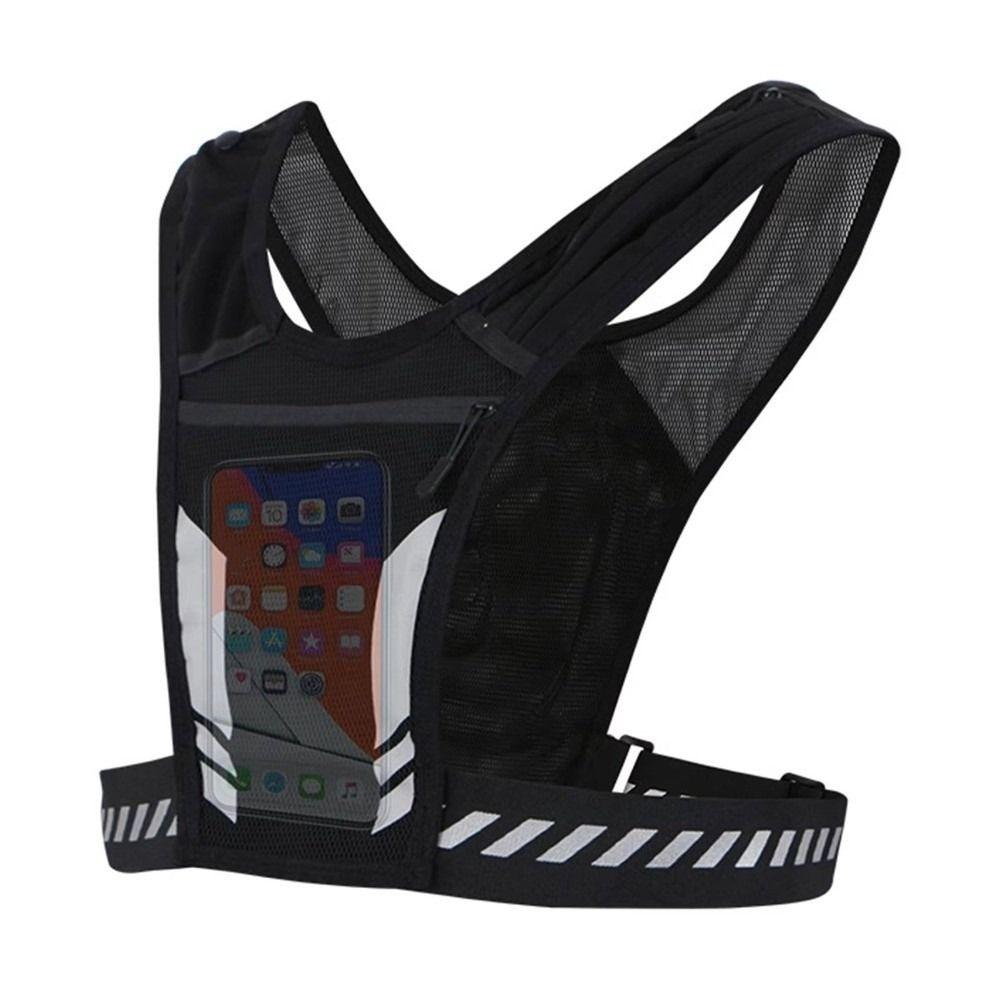Ultra Light Running Vest Breathable Zip Reflective Vest New Hydration Pack  Outdoor