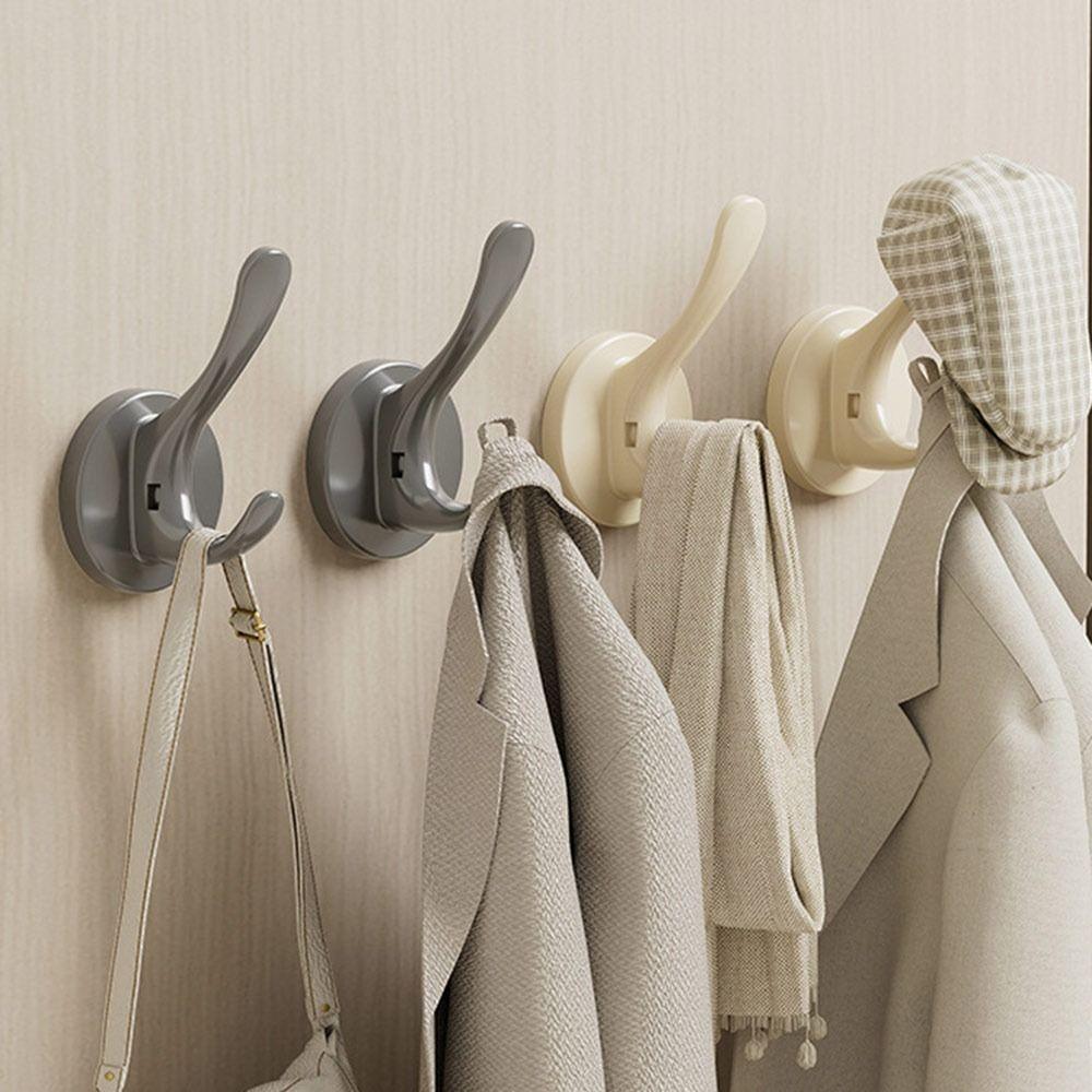 Creative Plastic Wall Hook Suction Cup Reusable Storage Hook Hat Clothes Hooks Home Accessories