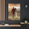 Modern Sports Athlete Poster Canvas Paintings Football Star Back Wall Art Pictures for Office Bedroom Boy Room Home Hecoration