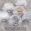 Mixed Color Nail Art Glitter Rhinestone Crystal Gems Jewelry Bead Manicure Decoration Accessories Nail Supplies For Professional