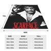 Scarface Tony Movie Blankets Soft Warm Flannel Throw Blanket Cover for Bed Living Room Picnic Travel Home Couch