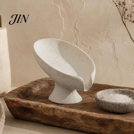 Elegant Soap Holder Self Draining Dish, 3D Printed Holder, Multi-functional Tray Sink Organizer for Shower, Bathroom, Kitchen Quick Drying