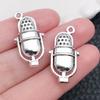 Vintage Music Instrument Charms Alloy Pendant DIY Bracelet Necklace Keychain Craft Jewelry Supplies