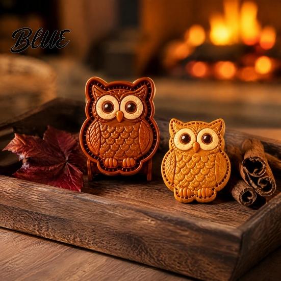 Jedno Naciśnięcie Formka do Mini Pierogów Ręcznych na Jesień Święto Dziękczynienia Praska do Ciasta DIY Kieszonkowa Forma do Pieczenia z Lisem Indykiem Sową Dynią Liściem Szyszką,