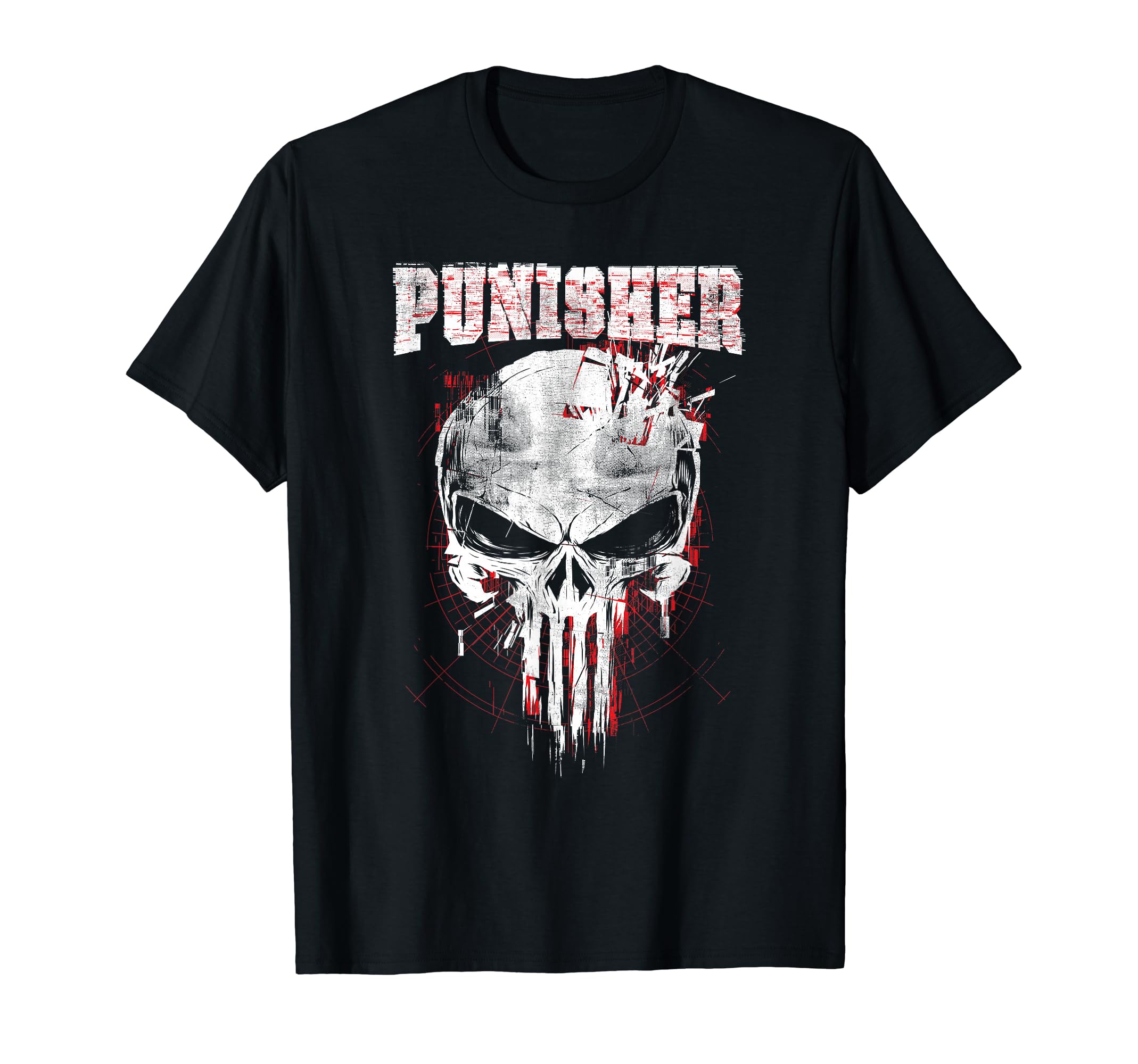 

Marvel Punisher Skull and Logo T-Shirt
