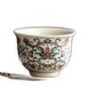 Jingde Blue And White Tangled Lotus Small Teacup Ceramic Home Master Cup Tea Cup High-End Gift Box Kung Fu Tea Set Gift