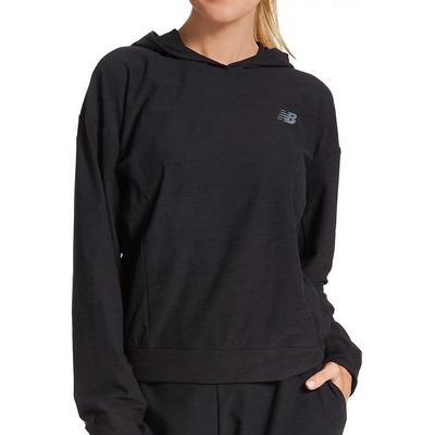 Sweatshirts Women's Black Hooded Moderate Regular WT21450-BKH